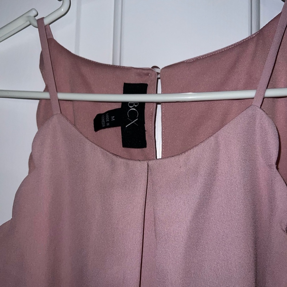 Bcx Blush Juniors' Scalloped Sleeveless Top Size M
